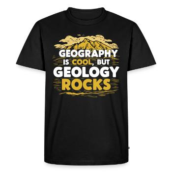 Geology Stone Hunt Agate Hunter Stone Collecting - Men's Premium Organic T-Shirt - black - Front - Nico (187cm)