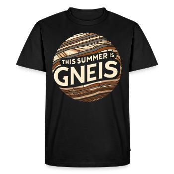Géologie Pierre Chasse Agate Chasseur Pierre Collecte - T-shirt Premium bio Homme - noir - Devant - Nico (187cm)
