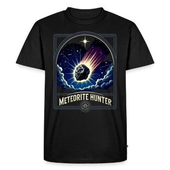 Geology Stone Hunt Agate Hunter Stone Collecting - Men's Premium Organic T-Shirt - black - Front - Nico (187cm)