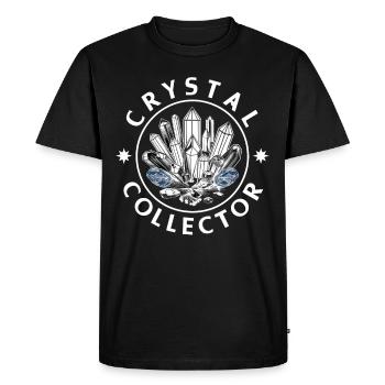 Geology Stone Hunt Agate Hunter Stone Collecting - Men's Premium Organic T-Shirt - black - Front - Nico (187cm)