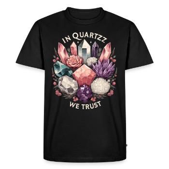 Geology Stone Hunt Agate Hunter Stone Collecting - Men's Premium Organic T-Shirt - black - Front - Nico (187cm)