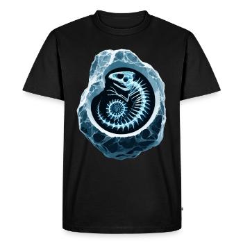 Chasseur de fossiles, Chasseur de fossiles, Paléontologue - T-shirt Premium bio Homme - noir - Devant - Nico (187cm)