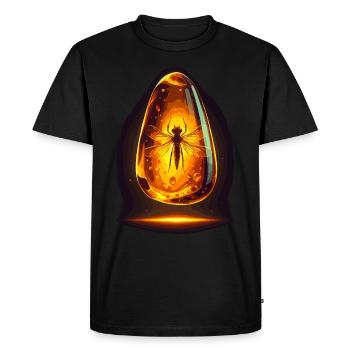 Chasseur de fossiles, Chasseur de fossiles, Paléontologue - T-shirt Premium bio Homme - noir - Devant - Nico (187cm)