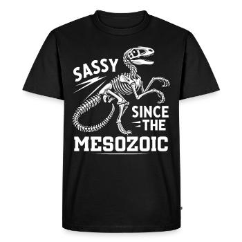 Chasseur de fossiles, Chasseur de fossiles, Paléontologue - T-shirt Premium bio Homme - noir - Devant - Nico (187cm)