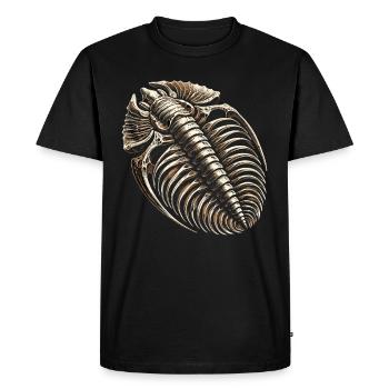Chasseur de fossiles, Chasseur de fossiles, Paléontologue - T-shirt Premium bio Homme - noir - Devant - Nico (187cm)
