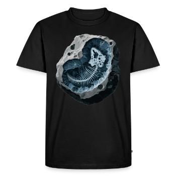 Chasseur de fossiles, Chasseur de fossiles, Paléontologue - T-shirt Premium bio Homme - noir - Devant - Nico (187cm)