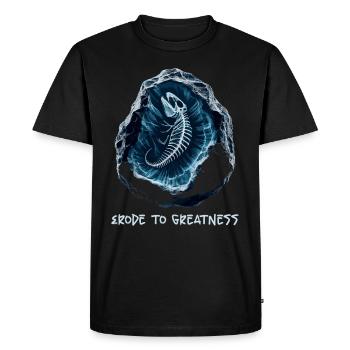 Chasseur de fossiles, Chasseur de fossiles, Paléontologue - T-shirt Premium bio Homme - noir - Devant - Nico (187cm)