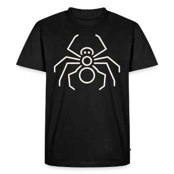 Pétroglyphe Art rupestre ancien Rock dessin indien - T-shirt Premium bio Homme - noir - Devant - Nico (187cm)