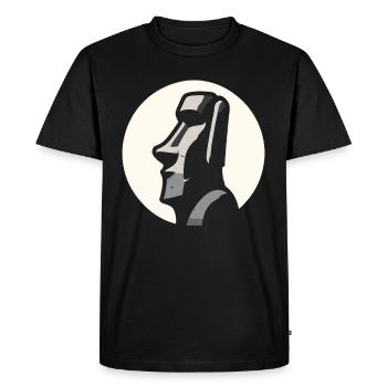 Petroglyph Rock Art Ancient Rock Drawing Indian - Men's Premium Organic T-Shirt - black - Front - Nico (187cm)