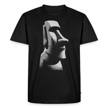 Petroglyph Rock Art Ancient Rock Drawing Indian - Men's Premium Organic T-Shirt - black - Front - Nico (187cm)