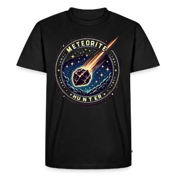 Geology Stone Hunt Agate Hunter Stone Collecting - Men's Premium Organic T-Shirt - black - Front - Nico (187cm)