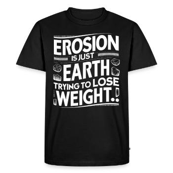 Geology Stone Hunt Agate Hunter Stone Collecting - Men's Premium Organic T-Shirt - black - Front - Nico (187cm)