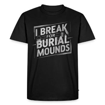 Archaeology Archaeologist Historical Exploration - Men's Premium Organic T-Shirt - black - Front - Nico (187cm)