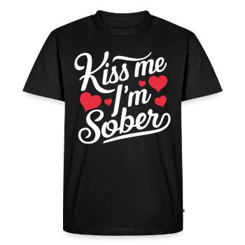 Recovery from alcohol dependence sobriety a a - Men's Premium Organic T-Shirt - black - Front - Nico (187cm)