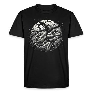 Chasseur de fossiles, Chasseur de fossiles, Paléontologue - T-shirt Premium bio Homme - noir - Devant - Nico (187cm)