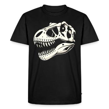 Chasseur de fossiles, Chasseur de fossiles, Paléontologue - T-shirt Premium bio Homme - noir - Devant - Nico (187cm)