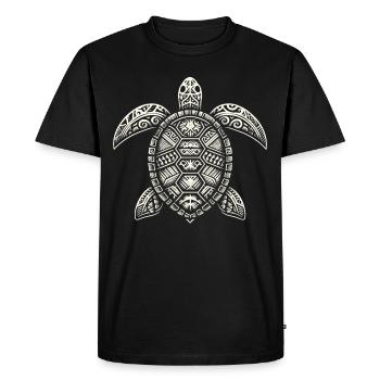 Petroglyph Rock Art Ancient Rock Drawing Indian - Men's Premium Organic T-Shirt - black - Front - Nico (187cm)