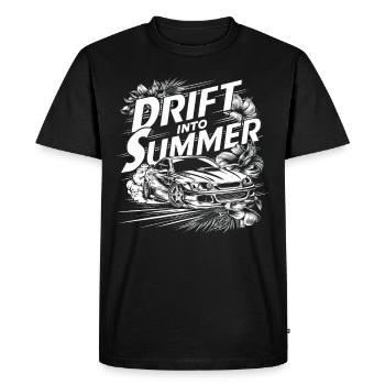 Car drift racing, racing car motorsport drift - Men's Premium Organic T-Shirt - black - Front - Nico (187cm)