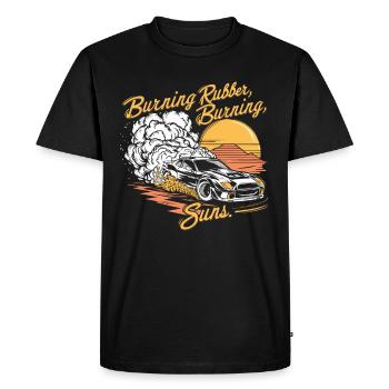 Car drift racing, racing car motorsport drift - Men's Premium Organic T-Shirt - black - Front - Nico (187cm)
