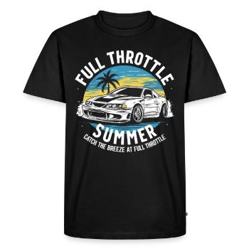 Car drift racing, racing car motorsport drift - Men's Premium Organic T-Shirt - black - Front - Nico (187cm)