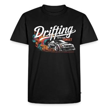 Car drift racing, racing car motorsport drift - Men's Premium Organic T-Shirt - black - Front - Nico (187cm)