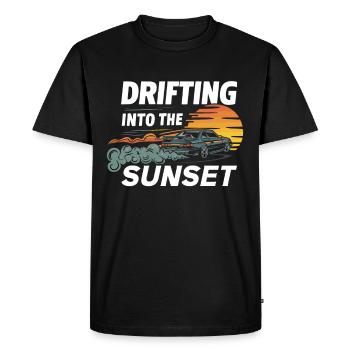 Car drift racing, racing car motorsport drift - Men's Premium Organic T-Shirt - black - Front - Nico (187cm)