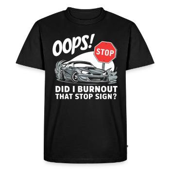 Car drift racing, racing car motorsport drift - Men's Premium Organic T-Shirt - black - Front - Nico (187cm)