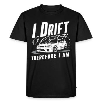 Car drift racing, racing car motorsport drift - Men's Premium Organic T-Shirt - black - Front - Nico (187cm)