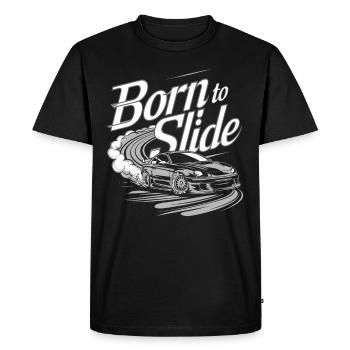 Car drift racing, racing car motorsport drift - Men's Premium Organic T-Shirt - black - Front - Nico (187cm)