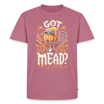 Renaissance-jahrmarkt-outfit Mittelalterlicher - Männer Premium Bio T-Shirt - Mauve - Vorne - Nico (187cm)