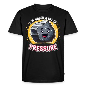 Geology Stone Hunt Agate Hunter Stone Collecting - Men's Premium Organic T-Shirt - black - Front - Nico (187cm)