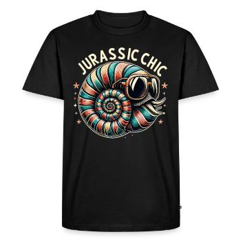 Chasseur de fossiles, Chasseur de fossiles, Paléontologue - T-shirt Premium bio Homme - noir - Devant - Nico (187cm)