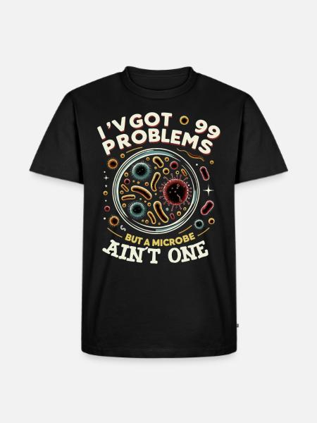 Microbiologist Microbiology Lab Staph Biology - Men's Premium Organic T-Shirt - black