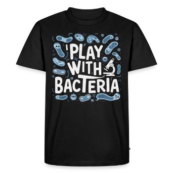 Microbiologist Microbiology Lab Staph Biology - Men's Premium Organic T-Shirt - black - Front - Nico (187cm)