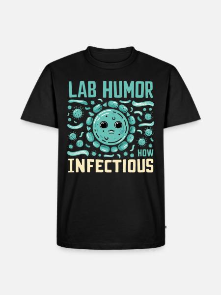 Microbiologist Microbiology Lab Staph Biology - Men's Premium Organic T-Shirt - black