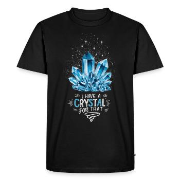 Crystal Healing Crytal Crystals and Stones - Men's Premium Organic T-Shirt - black - Front - Nico (187cm)