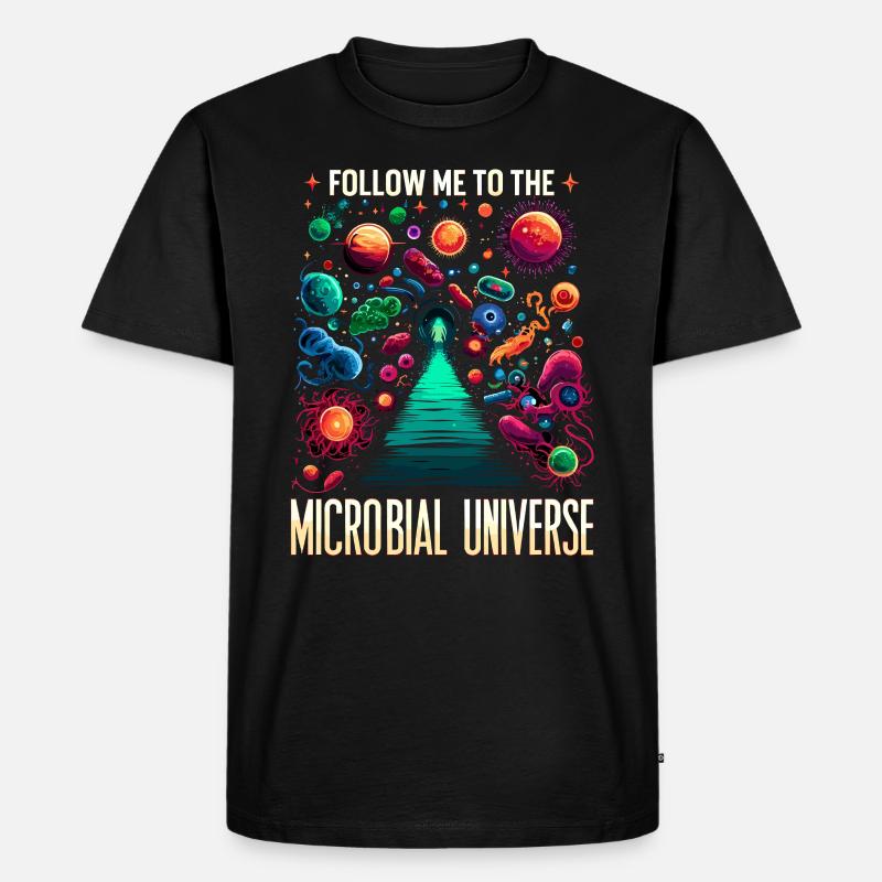 Microbiologist Microbiology Lab Staph Biology - Men's Premium Organic T-Shirt - black