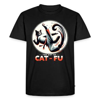 Kung Fu Kung Fu Chinois Kung Fu Asiatique - T-shirt Premium bio Homme - noir - Devant - Nico (187cm)