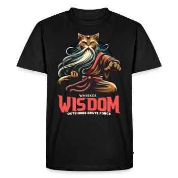Kung Fu Chinese Kung Fu Asian Kung Fu - Men's Premium Organic T-Shirt - black - Front - Nico (187cm)