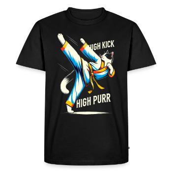 Kung Fu Kung Fu Chinois Kung Fu Asiatique - T-shirt Premium bio Homme - noir - Devant - Nico (187cm)