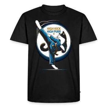 Kung Fu Kung Fu Chinois Kung Fu Asiatique - T-shirt Premium bio Homme - noir - Devant - Nico (187cm)