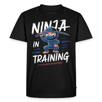Kung Fu Kung Fu Chinois Kung Fu Asiatique - T-shirt Premium bio Homme - noir - Devant - Nico (187cm)
