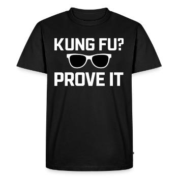 Kung Fu Kung Fu Chinois Kung Fu Asiatique - T-shirt Premium bio Homme - noir - Devant - Nico (187cm)