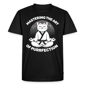 Kung Fu Kung Fu Chinois Kung Fu Asiatique - T-shirt Premium bio Homme - noir - Devant - Nico (187cm)