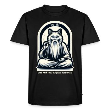 Kung Fu Kung Fu Chinois Kung Fu Asiatique - T-shirt Premium bio Homme - noir - Devant - Nico (187cm)