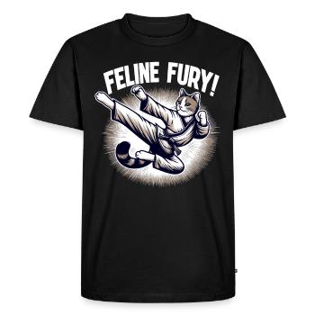 Kung Fu Kung Fu Chinois Kung Fu Asiatique - T-shirt Premium bio Homme - noir - Devant - Nico (187cm)