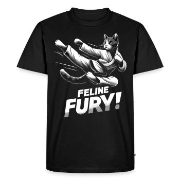 Kung Fu Kung Fu Chinois Kung Fu Asiatique - T-shirt Premium bio Homme - noir - Devant - Nico (187cm)