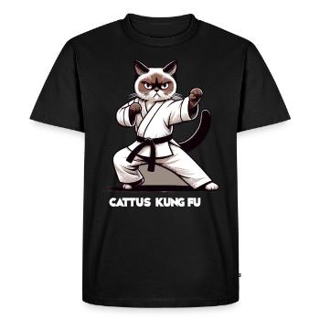 Kung Fu Kung Fu Chinois Kung Fu Asiatique - T-shirt Premium bio Homme - noir - Devant - Nico (187cm)