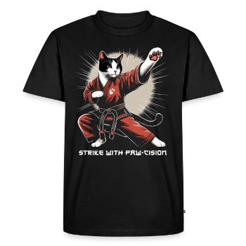 Kung Fu Chinese Kung Fu Asian Kung Fu - Men's Premium Organic T-Shirt - black - Front - Nico (187cm)