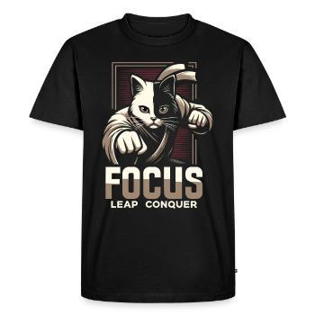Kung Fu Chinese Kung Fu Asian Kung Fu - Men's Premium Organic T-Shirt - black - Front - Nico (187cm)
